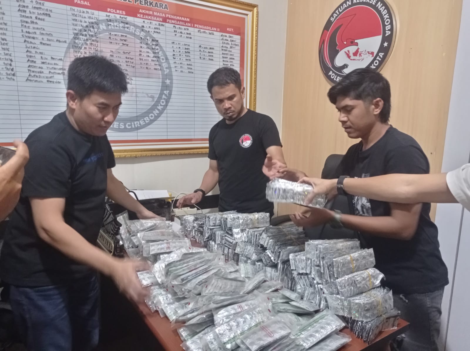 Perang Lawan Obat Ilegal: Polresta Cirebon Amankan Tiga Pengedar Dalam Semalam